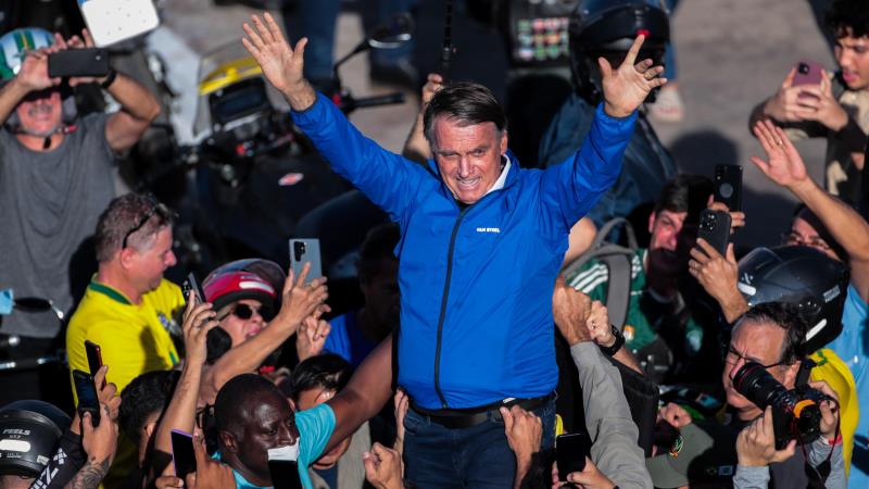 Bolsonaro na motociata.