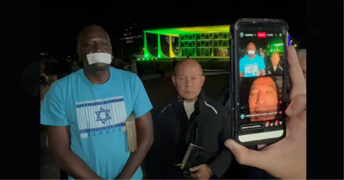 Deputados acampam em frente ao STF, e Moraes orndena desocupação