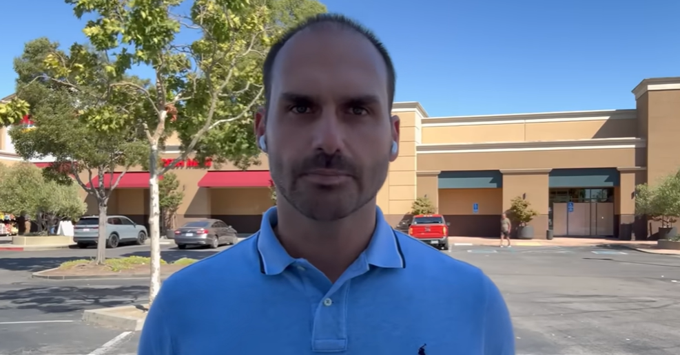 Eduardo Bolsonaro pede para apoiadores agradecerem Trump por tarifa