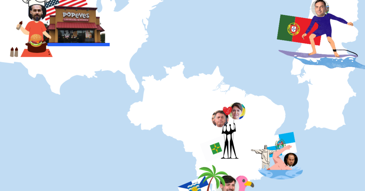 Geografia dos Bolsonaros revela dispersão em meio a crise judicial