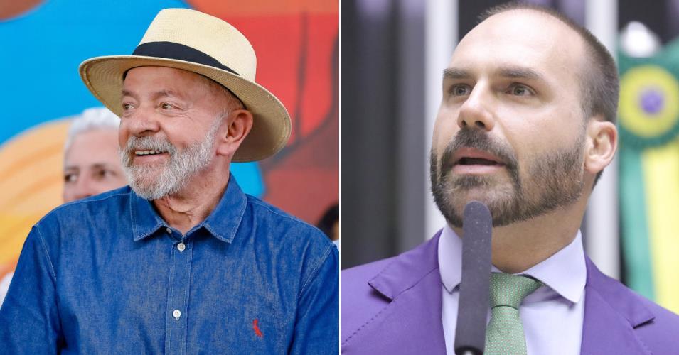 Lula chama Eduardo Bolsonaro de “moleque irresponsável”
