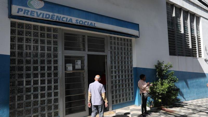 Agência do INSS em São Paulo.