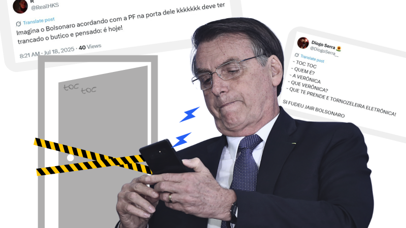 Operação da PF contra Bolsonaro tomou as redes sociais na manhã desta sexta-feira (18).