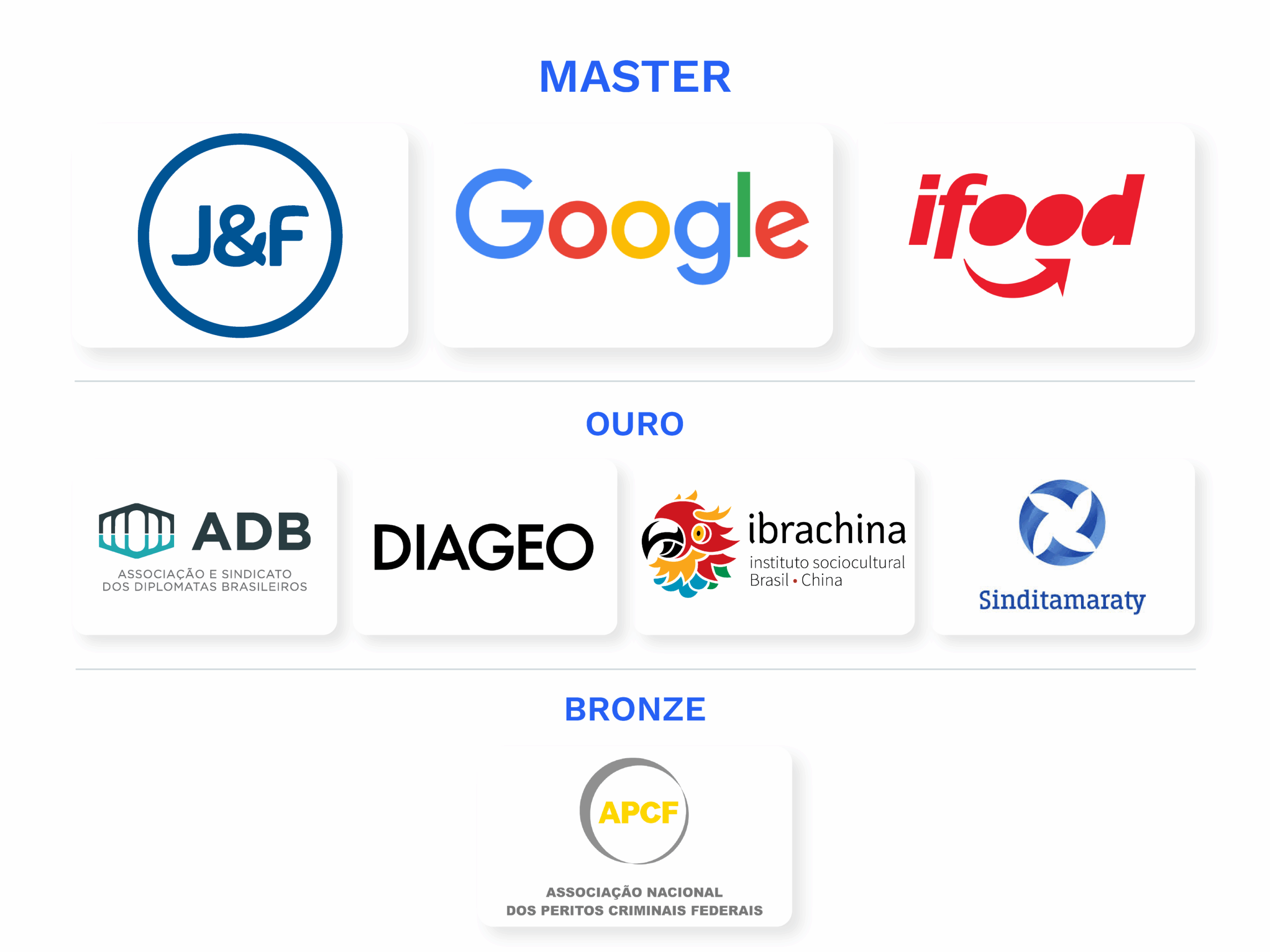 Patrocinadores do Prêmio Congresso em Foco.