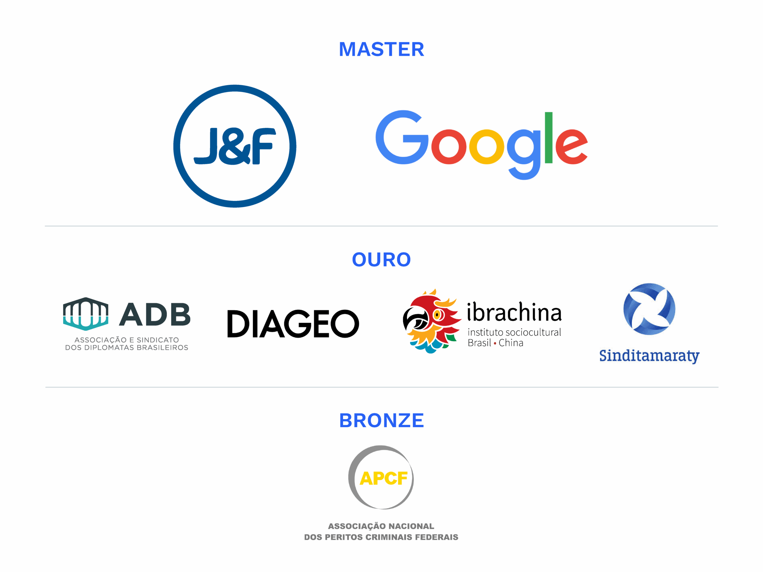 Patrocinadores Prêmio Congresso em Foco.