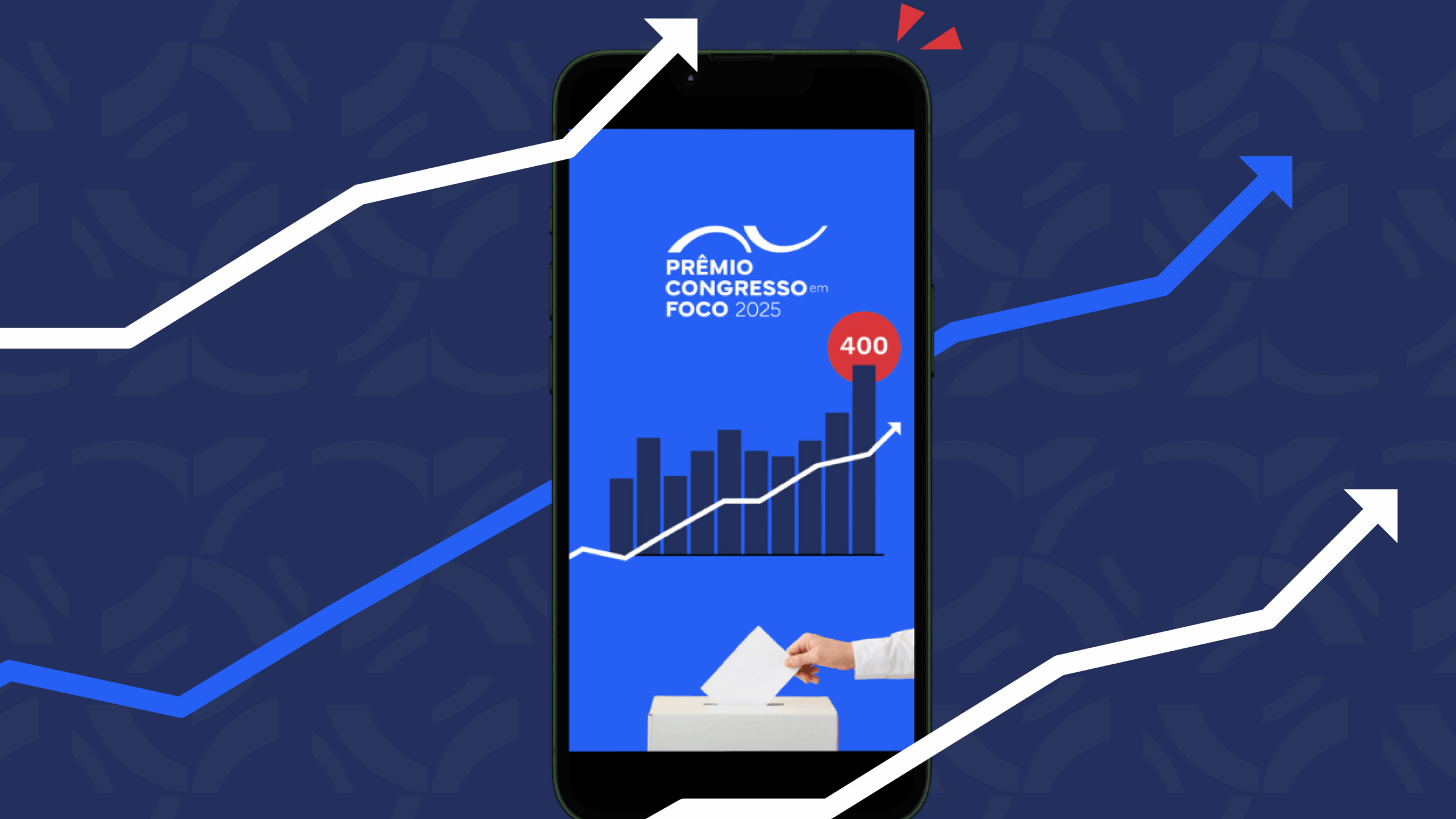 Prêmio Congresso em Foco atinge 1,4 milhão de votos.