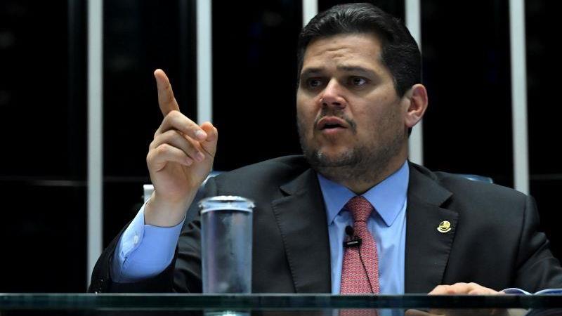 O presidente do Senado, Davi Alcolumbre (União Brasil-AP).