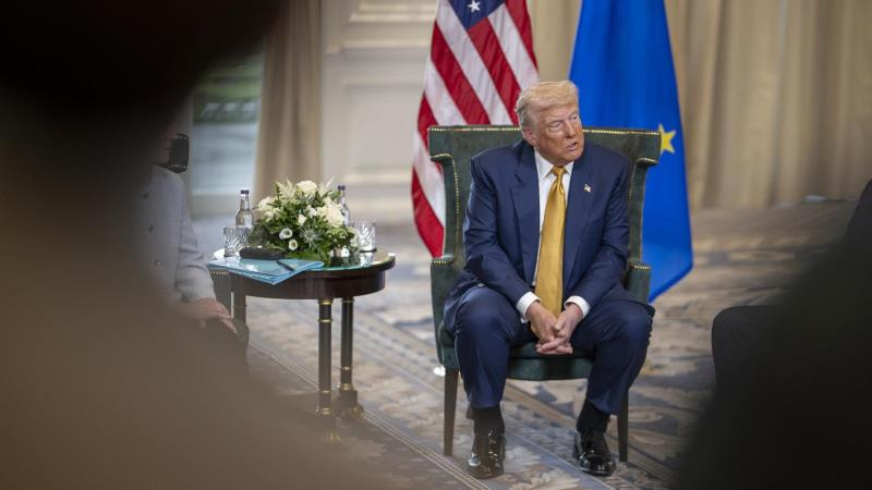 Donald Trump, presidente dos Estados Unidos.