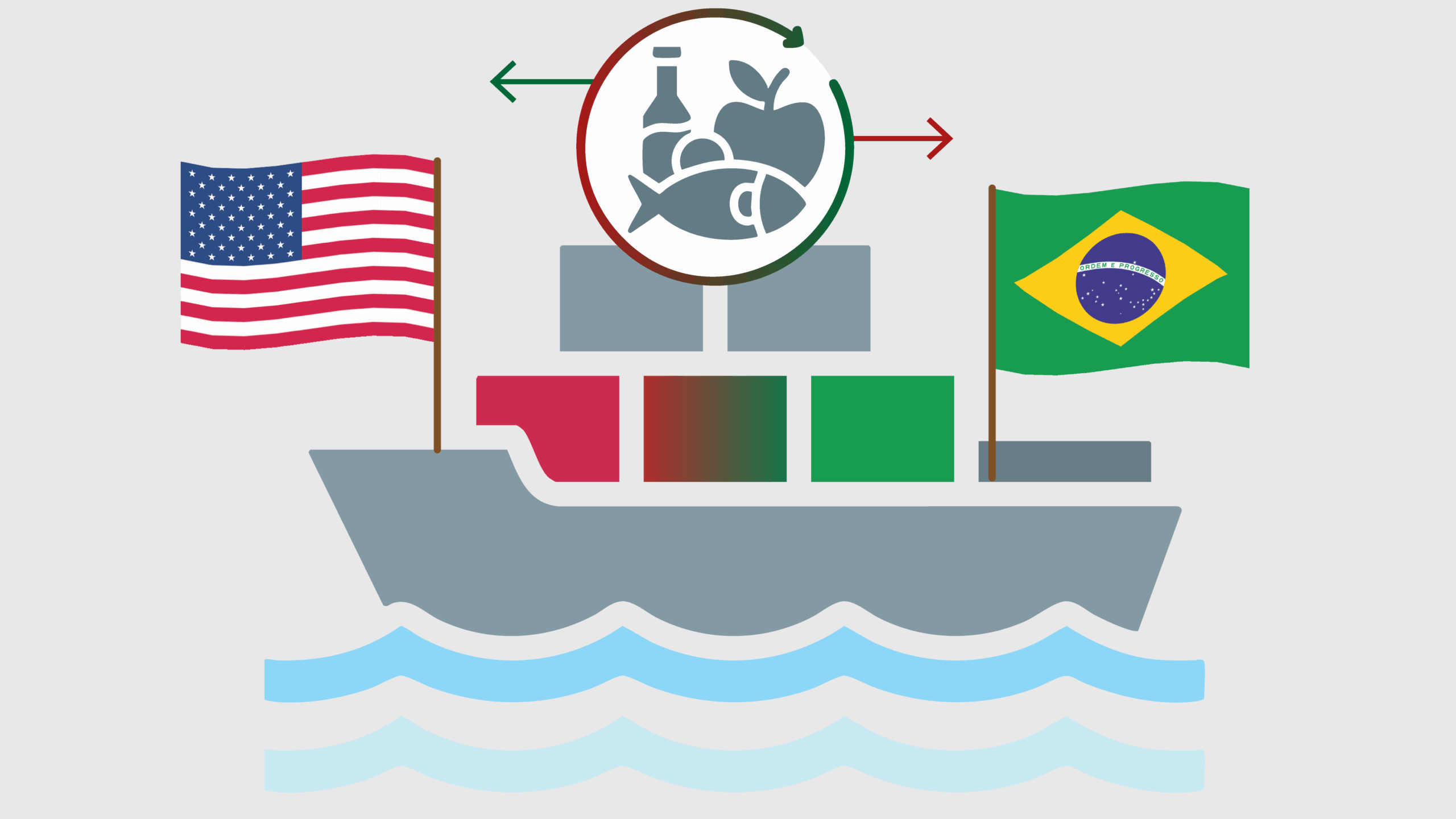 Tarifa de 50% dos EUA compromete comércio de bens perecíveis.