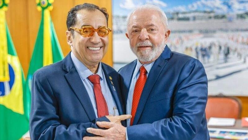 Jorge Kajuru e Lula.