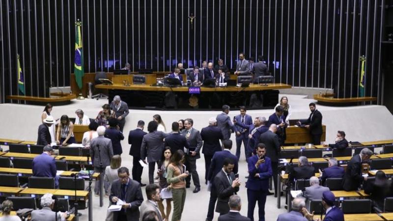 Plenário da Câmara em sessão nessa terça-feira, 27 de agosto de 2025.