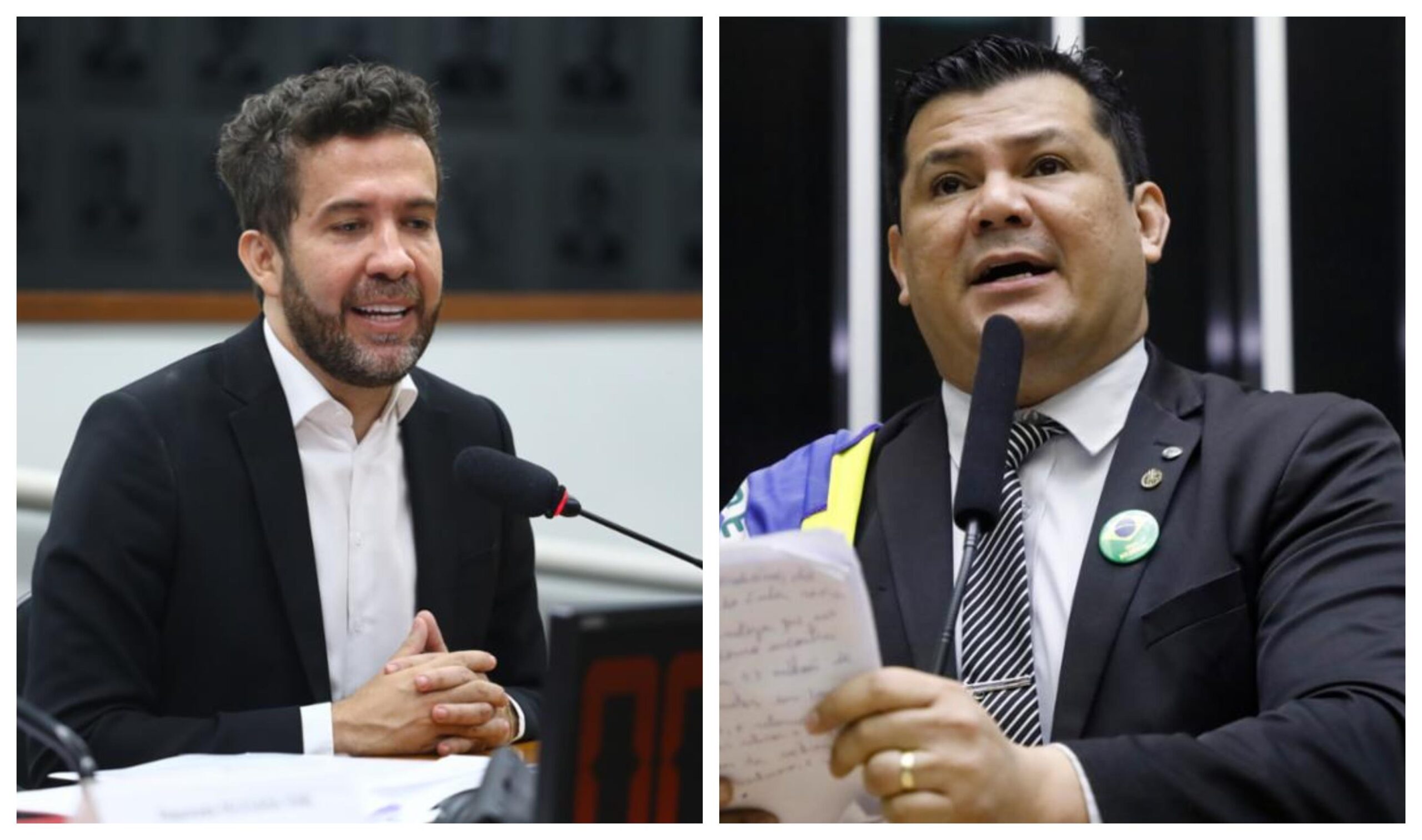 Janones, da base governista, e Gilvan, da oposição, correm o risco de ter o mandato suspenso.