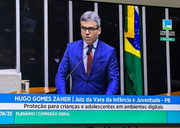 Pint da sessão na Câmara Fedral com foto de Hugo Zaher