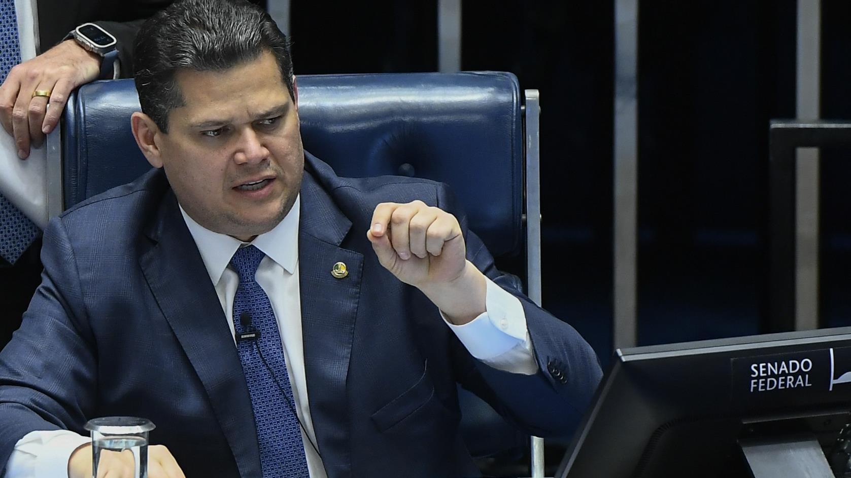 Davi Alcolumbre (UNIÃO-AP), presidente do Senado.