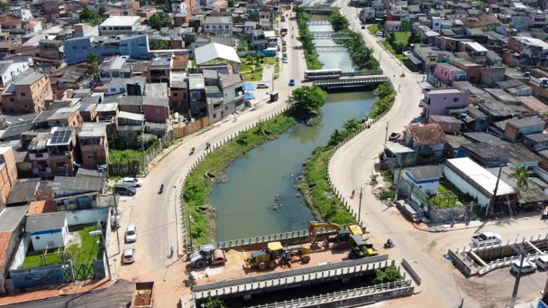 A obra no Canal Cipriano Santos custou R$ 15,9 milhões ao BNDES.