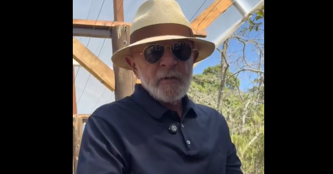 Lula manda recado a Trump em vídeo: “Planto comida; não ódio”