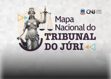 Banner alusivo ao Mapa Nacional do Júri