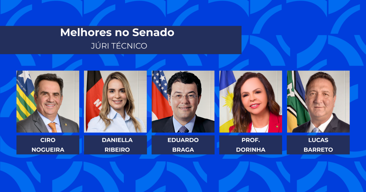 Melhores senadores de 2025 são definidos pelo júri técnico