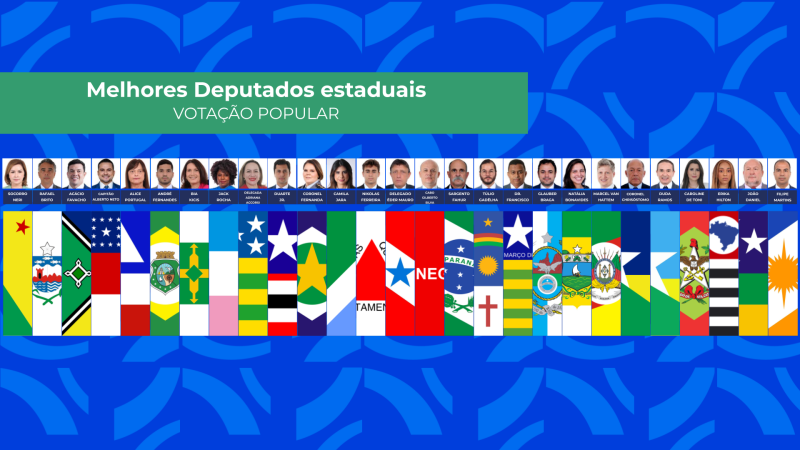 Deputados agraciados na votação popular do Prêmio Congresso em Foco 2025.