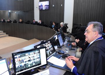 Foto da sessão do Pleno do TJPB