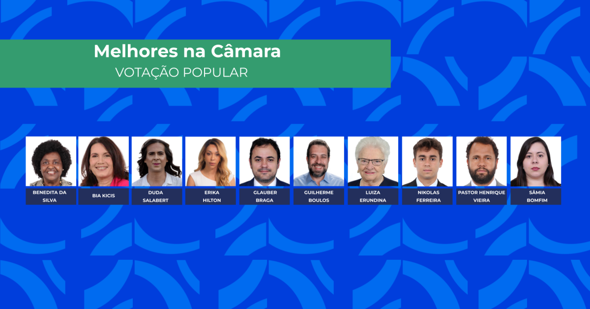 Público elege melhores deputados da Câmara em 2025; veja lista
