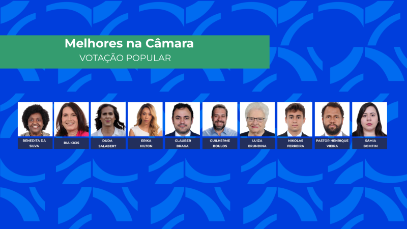 Deputados agraciados na votação popular do Prêmio Congresso em Foco 2025.