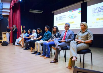 Foto da abertura do seminário