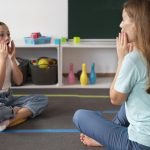 Criança na psicologa