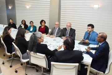 Foto da reunião do Comitê