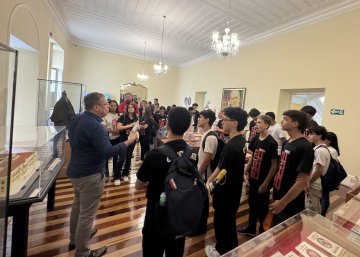 Foto de alunos no TJPB