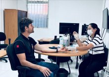 Participantes da ação Setembro Amarelo