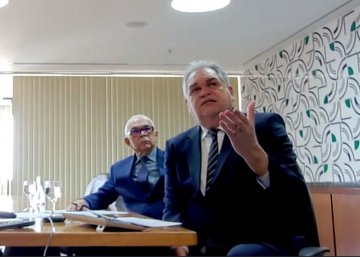 Foto dos desembargadores Fred Coutinho e João Batista