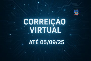 Banner da correição virtual