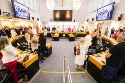 Assembleia lança campanha Outubro Rosa e homenageia médica oncologista Dalva Guedes Arnaud