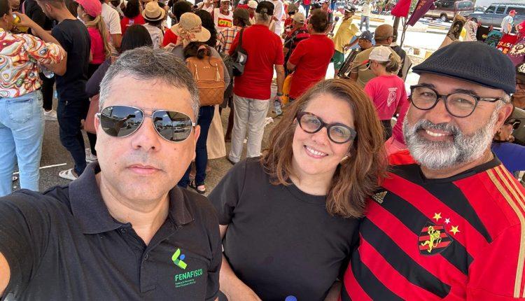 Fenafisco participa de mobilização contra a Reforma Administrativa em Patos (PB)