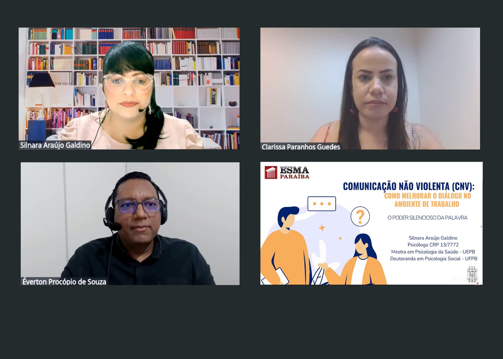 Webinário aborda como a comunicação não violenta pode fortalecer o ambiente profissional