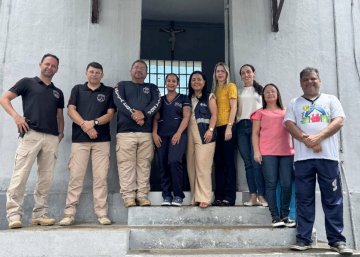 Equipe de Alagoa Grande que atuou na Cadeia Pública