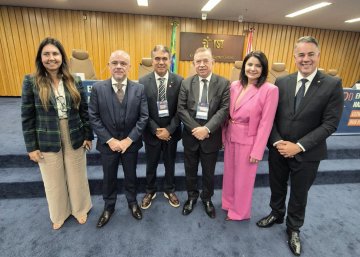 Foto dos magistrados do TJPB em evento em Brasília