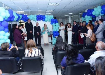 Foto da abertura do evento no fórum de Mangabeira