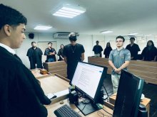 Foto do júri simulado