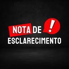 NOTA DE ESCLARECIMENTO À CATEGORIA