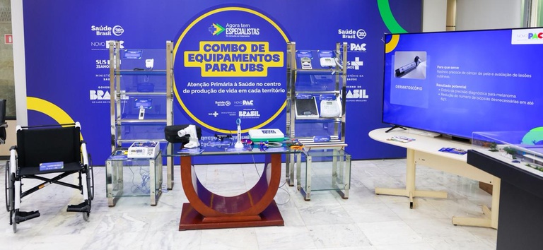 Ministério da Saúde apresenta combo de equipamentos enviados a municípios