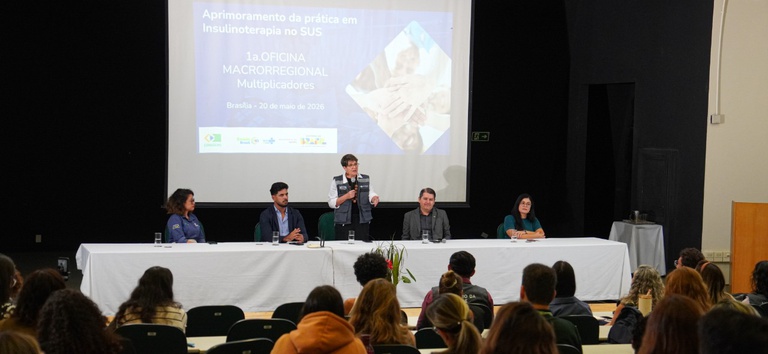 Ministério da Saúde realiza primeira capacitação de profissionais da atenção básica para transição de insulina mais moderna